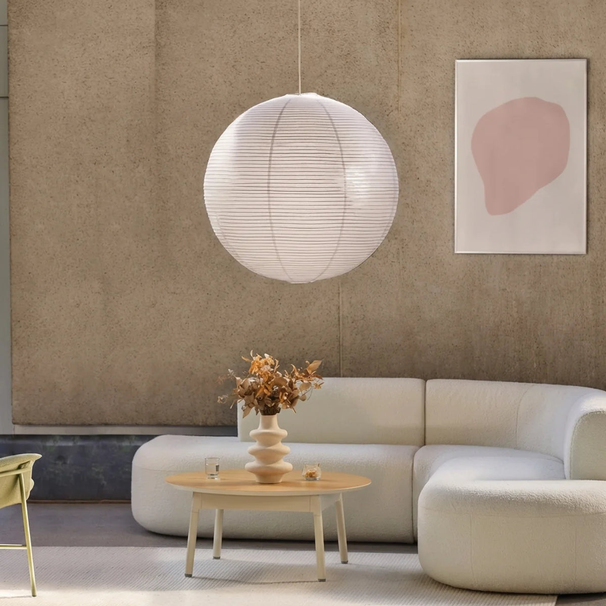 Plug-In Swag Mulberry Silk Pendant