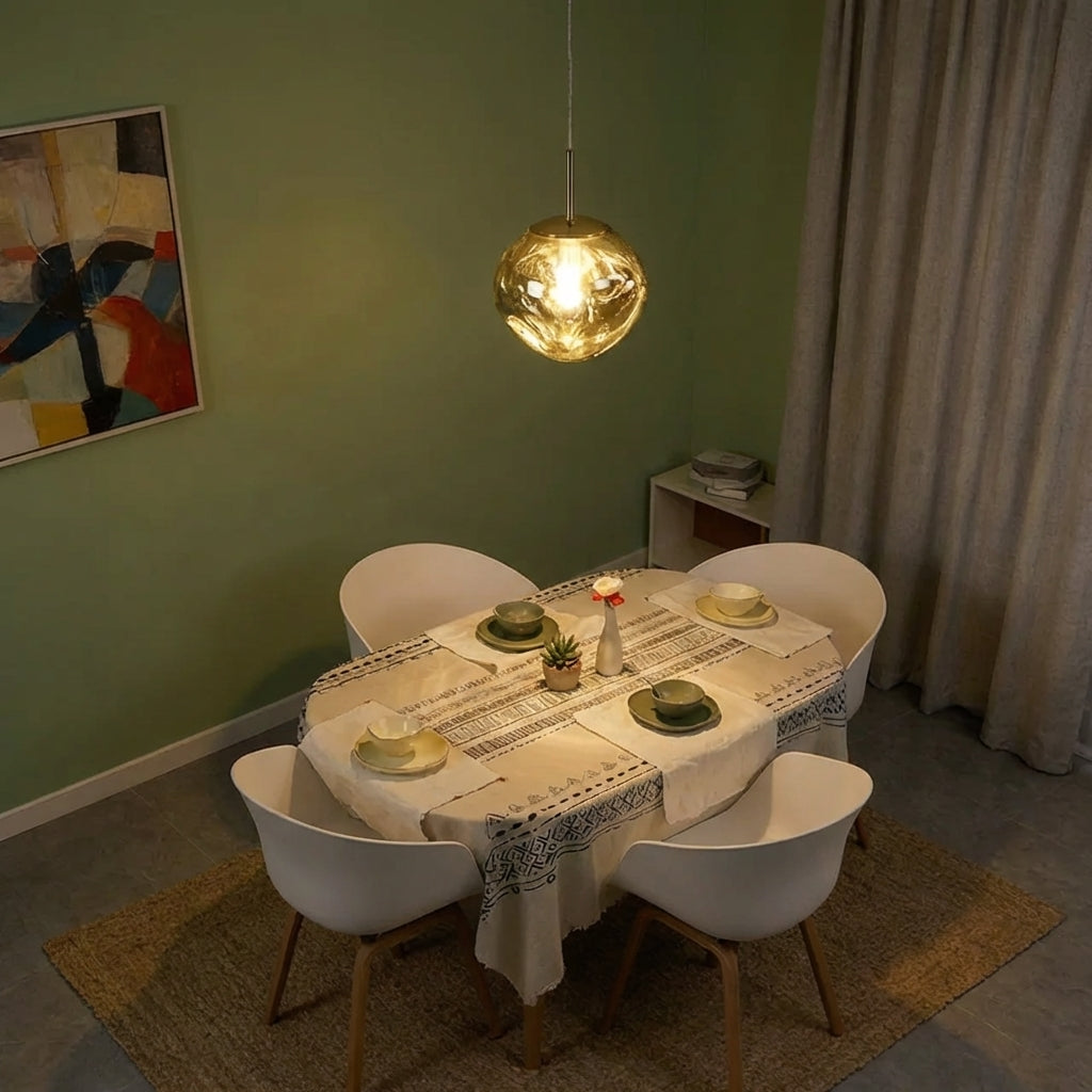 Sculptural Organic Form Pendant Light