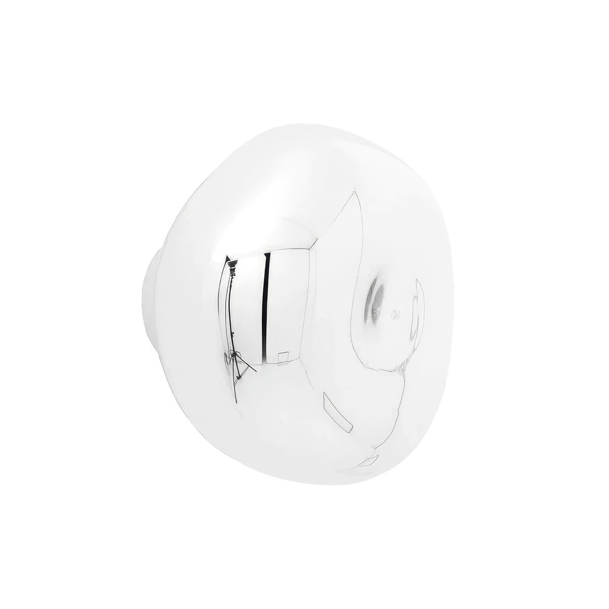 Molten Metallic Glass Effect Wall Light