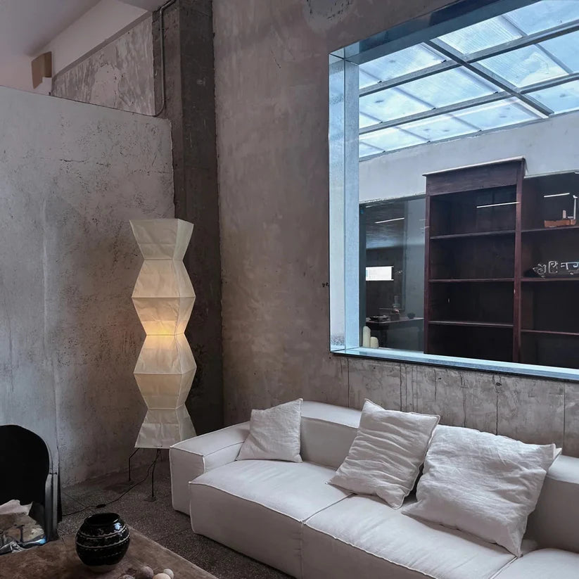 Sculptural Layered Floor Lamp