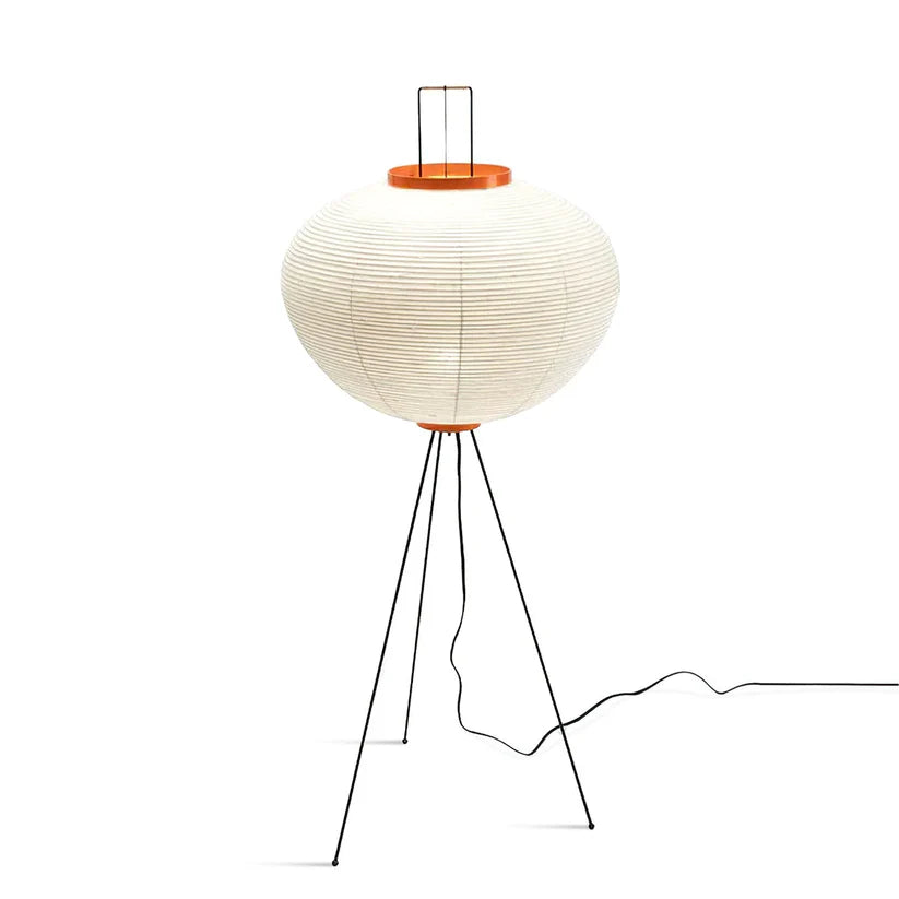 Sculptural Minimalist Washi Floor Lamp